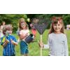 imageOrange Kids Size Rake Kids Rake for Lawn with Hardwood Handle Durable Plastic Head to Sweep Leaves on Lawn and Tidying Up The Garden 34quot by SuperioGrey