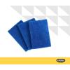 imageScouring Pad NonScratching Scrubber NonScratch Cleaning Scrub Pads Heavy Duty Scouring Pad Reusable Kitchen Scrubbing Pad Pack of 3 Blue by SuperioBlue