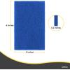 imageScouring Pad NonScratching Scrubber NonScratch Cleaning Scrub Pads Heavy Duty Scouring Pad Reusable Kitchen Scrubbing Pad Pack of 3 Blue by SuperioBlue