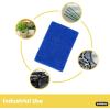 imageScouring Pad NonScratching Scrubber NonScratch Cleaning Scrub Pads Heavy Duty Scouring Pad Reusable Kitchen Scrubbing Pad Pack of 3 Blue by SuperioBlue