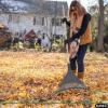 imageSuperio Adult Rake with Hardwood Handle Durable Plastic Head to Sweep Leaves in Lawn and Tidying Up The Garden 61quot 2PackGrey 2Pack