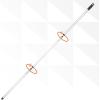 imageSuperio Adult Rake with Hardwood Handle Durable Plastic Head to Sweep Leaves in Lawn and Tidying Up The Garden 61quot 2PackGrey Metal Handle