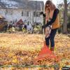 imageSuperio Adult Rake with Hardwood Handle Durable Plastic Head to Sweep Leaves in Lawn and Tidying Up The Garden 61quot 2PackOrange 2Pack