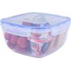 imageSuperio Airtight Food Storage Containers with Leakproof Lids 12 Pack 128 oz Clear