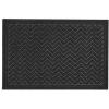 imageSuperio Black Chevron Coir Doormat Large Size 24X35 Indoor Outdoor Entry Floor Mat Welcome Door Mat Home