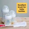 imageSuperio Bottle Brush Scrubber Long Blue and White Baby Bottle Brush with Rubber Grip HandleRed