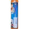 imageSuperio Bottle Brush with Long Comfort Grip Handle Rubber Strong BristlesBlue