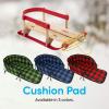 imageSuperio Children Wooden Sled Snow Sled for Toddlers Kids Sleigh with Pull Ropes and Cushion Baby SledSled with Red Cushion