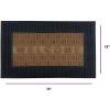 imageSuperio Doormat Gift for New Home Door Mat with Welcome Print 18quotx30quot Indoor and Outdoor Entry Floor Mat Durable Doormat for Home Office Garage Beige Basket Weave