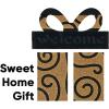 imageSuperio Doormat Gift for New Home Door Mat with Welcome Print 18quotx31quot Indoor and Outdoor Entry Floor Mat Durable Doormat for Home Office Garage Natural Ornate Scroll Coir