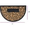 imageSuperio Doormat Gift for New Home Door Mat with Welcome Print 18quotx31quot Indoor and Outdoor Entry Floor Mat Durable Doormat for Home Office Garage Natural Ornate Scroll Coir