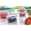 imageSuperio Food Storage Containers Airtight Leak Proof Meal Prep Containers Microwave and freezer safe BPAfree Plastic Set of 3