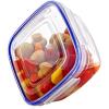 imageSuperio Food Storage Containers Airtight Leak Proof Meal Prep Containers Microwave and freezer safe BPAfree Plastic Set of 3