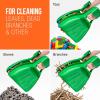 imageSuperio Green Adult and Kids Garden Rakes with Hardwood Handle Durable Plastic Collect Loose Debris and Leaves in Lawn and Among Delicate PlantsKids Green Leaf Collector  Rake Set