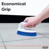 imageSuperio Grout Brush Dish Brush Shower Scrubber Cleaning Brush Stiff Bristles Comfort Grip Handle Blue Brush Cleaner for Kitchen Bathroom Shower Sink Toilet Vegatable Brush Carpet Scrubber