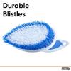 imageSuperio Grout Brush Dish Brush Shower Scrubber Cleaning Brush Stiff Bristles Comfort Grip Handle Blue Brush Cleaner for Kitchen Bathroom Shower Sink Toilet Vegatable Brush Carpet Scrubber
