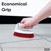 imageSuperio Grout Brush Dish Brush Shower Scrubber Cleaning Brush Stiff Bristles Comfort Grip HandleRed Brush Cleaner for Kitchen Bathroom Shower Sink Toilet Vegatable Brush Carpet Scrubber