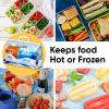 imageSuperio Hot and Cold Insulated Bags for Food Delivery Grocery Shopping Bags Food Storage for Hot and Frozen Food for Travel Disposable Cooler Bag Reinforced Thermal Lunch Bag 6 12quotx135quot10 Pack
