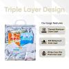 imageSuperio Hot and Cold Insulated Bags for Food Delivery Grocery Shopping Bags Food Storage for Hot and Frozen Food for Travel Disposable Cooler Bag Reinforced Thermal Lunch Bag 6 12quotx135quot5 Pack