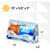 imageSuperio Hot and Cold Insulated Bags for Food Delivery Grocery Shopping Bags Food Storage for Hot and Frozen Food for Travel Disposable Cooler Bag Reinforced Thermal Lunch Bag 1 13quotx7quotx155quotSmall Lunch Size