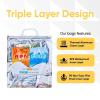 imageSuperio Hot and Cold Insulated Bags for Food Delivery Grocery Shopping Bags Food Storage for Hot and Frozen Food for Travel Disposable Cooler Bag Reinforced Thermal Lunch Bag 6 12quotx135quot10 Pack