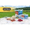 imageSuperio Hot and Cold Insulated Bags for Food Delivery Grocery Shopping Bags Food Storage for Hot and Frozen Food for Travel Disposable Cooler Bag Reinforced Thermal Lunch Bag 12 135quotx175quotXLarge Grocery Size