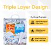 imageSuperio Hot and Cold Insulated Bags for Food Delivery Grocery Shopping Bags Food Storage for Hot and Frozen Food for Travel Disposable Cooler Bag Reinforced Thermal Lunch Bag 6 12quotx135quot12 Pack