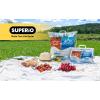 imageSuperio Hot and Cold Insulated Bags for Food Delivery Grocery Shopping Bags Food Storage for Hot and Frozen Food for Travel Disposable Cooler Bag Reinforced Thermal Lunch Bag 6 12quotx135quot1 Pack