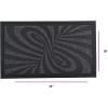 imageSuperio NonSlip Welcome Doormat for Entry 18quot x 30quot IndoorOutdoor Mats for Entrance Waterproof Easy Clean LowProfile Matt for Garage Patio High Traffic Areas Natural Abstract DesignGrey