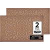imageSuperio NonSlip Welcome Doormat for Entry Indoor Outdoor Heavy Duty Waterproof Easy Clean LowProfile Mats for Entry Garage Patio High Traffic Areas Natural Victorian Gate Coir  18quotx30quotNatural
