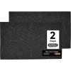 imageSuperio NonSlip Welcome Doormat for Entry Indoor Outdoor Heavy Duty Waterproof Easy Clean LowProfile Mats for Entry Garage Patio High Traffic Areas Natural Victorian Gate Coir  18quotx30quotBlack