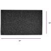 imageSuperio NonSlip Welcome Doormat for Entry Indoor Outdoor Heavy Duty Waterproof Easy Clean LowProfile Mats for Entry Garage Patio High Traffic Areas Natural Victorian Gate Coir  18quotx30quotBlack