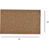 imageSuperio NonSlip Welcome Doormat for Entry Indoor Outdoor Heavy Duty Waterproof Easy Clean LowProfile Mats for Entry Garage Patio High Traffic Areas Natural Victorian Gate Coir  18quotx30quotNatural