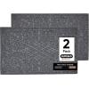 imageSuperio NonSlip Welcome Doormat for Entry Indoor Outdoor Heavy Duty Waterproof Easy Clean LowProfile Mats for Entry Garage Patio High Traffic Areas Natural Victorian Gate Coir  18quotx30quotGrey