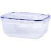 imageSuperio Pack of 4 Plastic Food Storage Containers with airtight Lid for Pantry Fridge 80 Oz BPA Free Leakproof Sealed Container Microwave Dishwasher and Freezer Safe Clear Clear