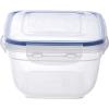imageSuperio Pack of 4 Plastic Food Storage Containers with airtight Lid for Pantry Fridge 80 Oz BPA Free Leakproof Sealed Container Microwave Dishwasher and Freezer Safe Clear Clear