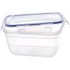 imageSuperio Pack of 4 Plastic Food Storage Containers with airtight Lid for Pantry Fridge 80 Oz BPA Free Leakproof Sealed Container Microwave Dishwasher and Freezer Safe Clear Clear
