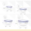 imageSuperio Plastic Food Storage Container Set BPA Free Sealed Containers with Airtight Lids for Pnatry Cupboard and Fridge Microwave and Dishwasher Safe 5 Pack4 Pack