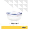 imageSuperio Plastic Food Storage Containers with Leakproof Lids 12 Pack 10 Cup 80 Oz BPA Free Airtight Sealed Container Microwave Dishwasher and Freezer Safe 25 Quart