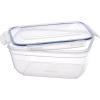 imageSuperio Rectangular Sealed Containers For Food 4 Pack 2 42 Quart 2 25 Quart Plastic Container With Lid Keeps Food Fresh For Pantry Fridge Microwave and Freezer Safe