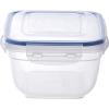 imageSuperio Rectangular Sealed Containers For Food 4 Pack 2 42 Quart 2 25 Quart Plastic Container With Lid Keeps Food Fresh For Pantry Fridge Microwave and Freezer Safe