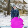 imageSuperio Round Saucer Snow Sleds for Kids and Adult Spiral Toddler Sled 26quot Avalanche Circle Jet Sled for Toddlers Age Plastic Sledding Disc Winter Snow Toys Fun for Kids and Adults 1PackFuchsia