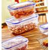 imageSuperio Sealed Food Storage Container 42 Qt Airtight Leak Proof Meal Prep Containers Rectangle Shape Microwave and freezer safe BPAfree Plastic 1 42 Quart17 Cup