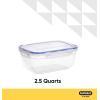 imageSuperio Sealed Food Storage Containers 12 Pack Airtight Leak Proof Meal Prep Containers Rectangle Shape Microwave and freezer safe BPAfree Plastic 25 Quart