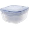 imageSuperio Sealed Plastic Food Storage Container  Airtight Leakproof Meal Prep Containers with Easy Snap Lid Microwave and Freezer Safe Square 6