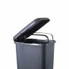 imageSuperio Slim Trash Can with Foot Pedal  25 Gallon StepOn Trash Can Garbage Can Small Trash Can for Bathroom Kitchen Office Patio or Backyard  Onyx Grey16 Gallon