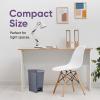 imageSuperio Slim Trash Can with Foot Pedal  25 Gallon StepOn Trash Can Garbage Can Small Trash Can for Bathroom Kitchen Office Patio or Backyard  Onyx Grey25 Gallon