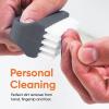 imageSuperio Stiff Nail Brush with Handle 3 Pack Fingernail Scrub Cleaning Brushes for Toes and Nails AllPurpose Cleaning Brush for Home Kitchen Work6 Pack White SmokeGrey