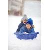 imageSuperio Toboggan Snow Sled 37 Plastic Slider for Kids and Adults Heavy Duty Sled for 1 Rider with Pull Ropes for Downhill Sledding Winter Outdoor SportsMulti