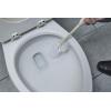 imageSuperio Toilet Brush Toilet Bowl Cleaning System with Scrubbing Wand Under Rim Lip Brush for Bathroom